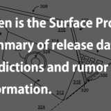 When is the Surface Pro 8? Summary of release date predictions and rumor information. (Solar Panel and Heavy Bass Speakers)