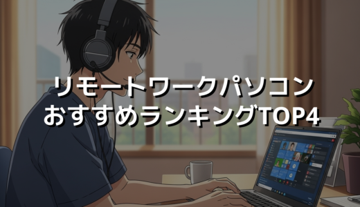 リモートワークパソコンおすすめランキングTOP4
