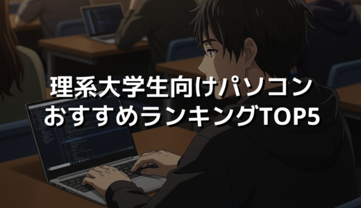 理系大学生向けパソコンおすすめランキングTOP5