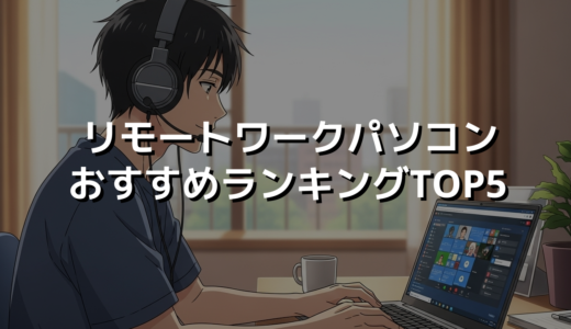 リモートワークパソコンおすすめランキングTOP5
