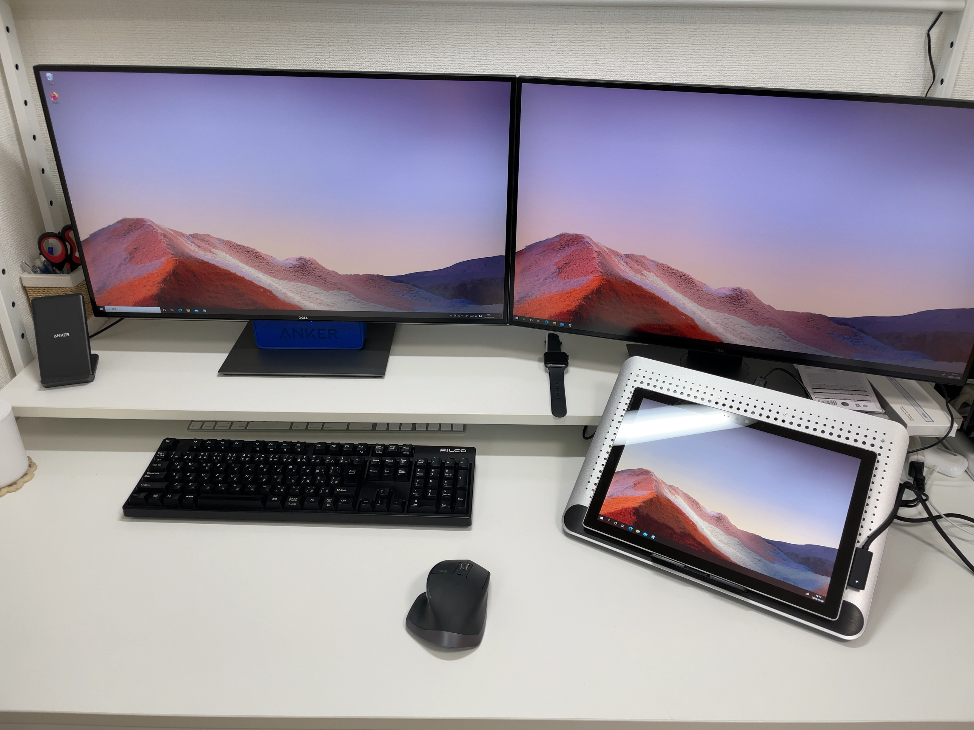 ノートPCクーラーを使う写真