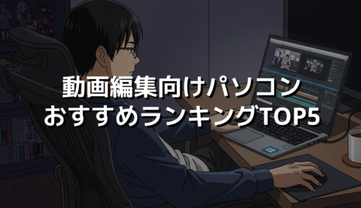 動画編集向けパソコンおすすめランキングTOP5