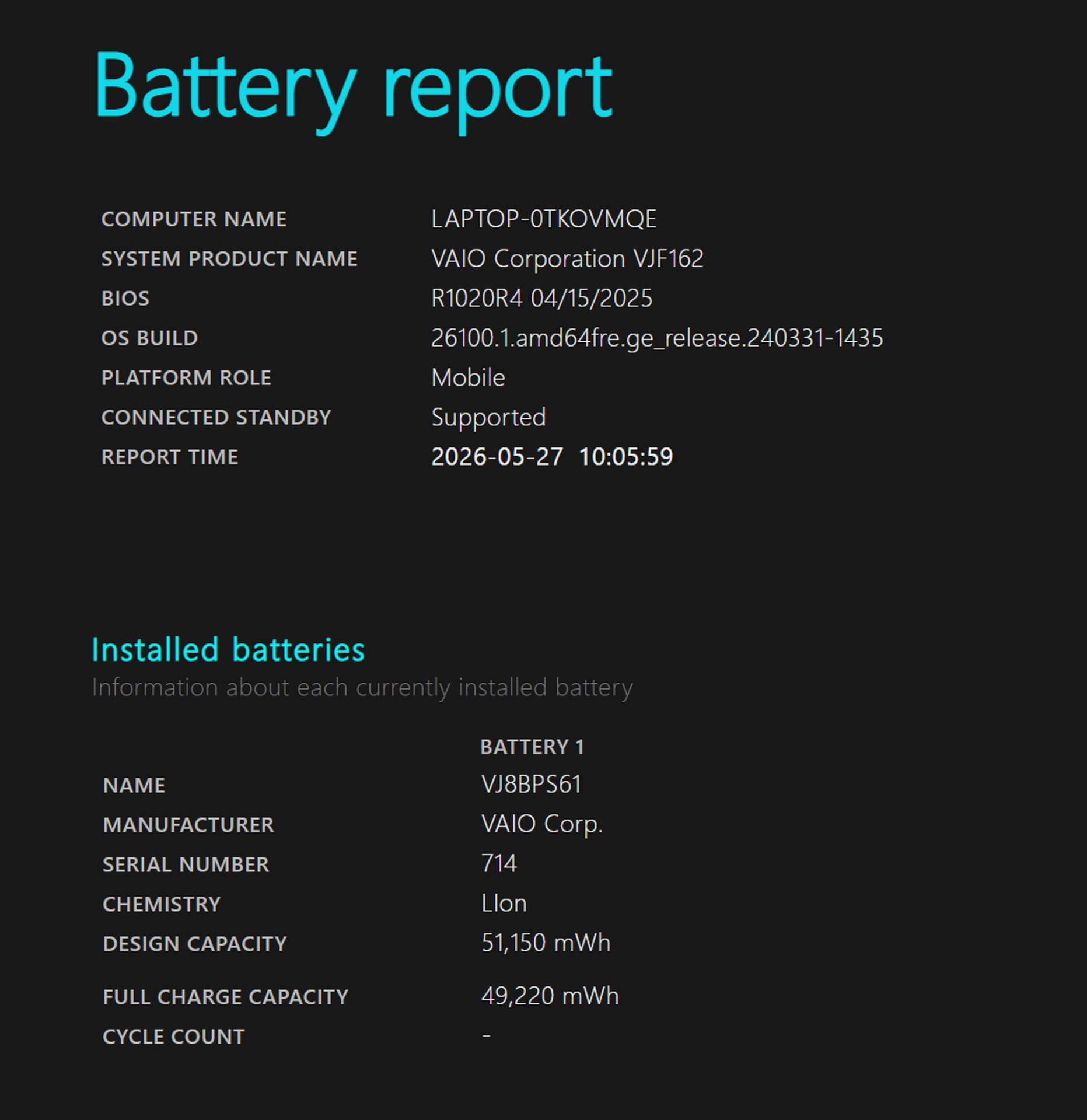 vaiof16-batteryreport_result.png