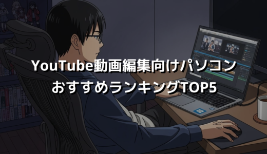YouTube動画編集向けパソコンおすすめランキングTOP5
