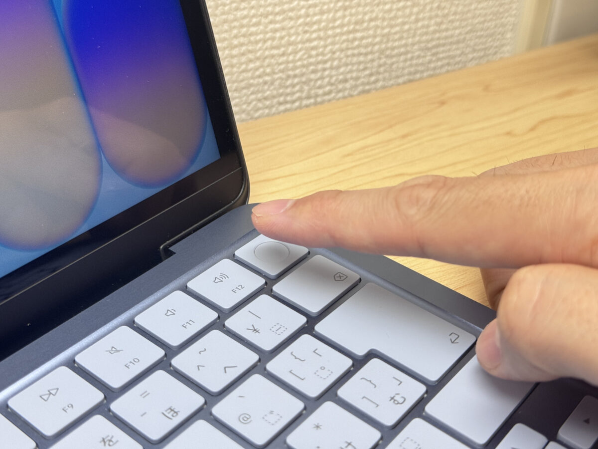 MacBook Neo Touch IDの操作