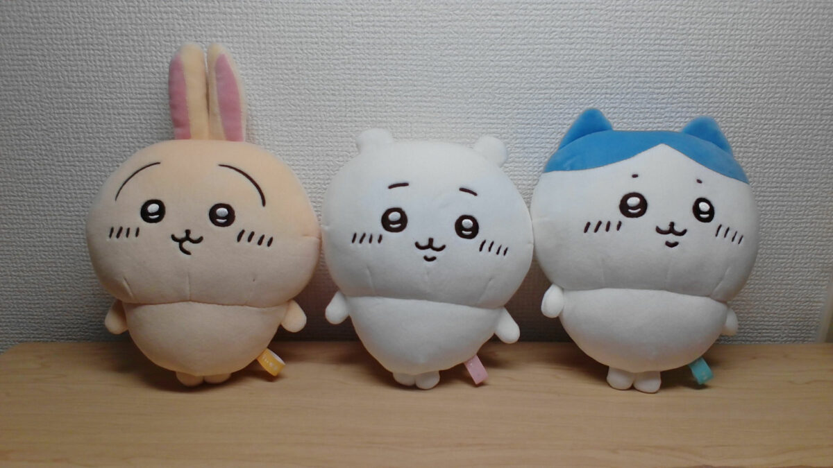 カメラアプリで撮影したぬいぐるみの発色テスト