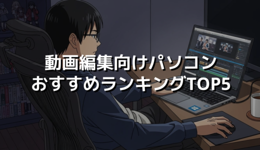 動画編集向けパソコンおすすめランキングTOP5